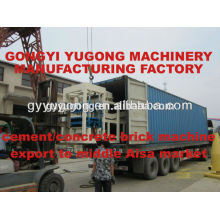 Yugong Factory automatische Beton Ziegel Maschine, Beton Block Maschine Preis